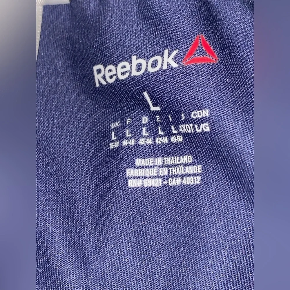 Reebox‎ Speedwick Fitted Women L Capri Legging Athletic Training Running Workout